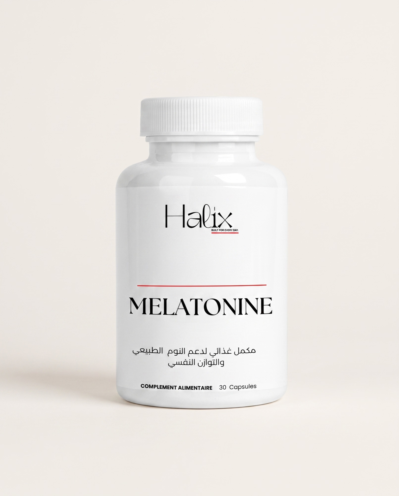 Flacon Halix Mélatonine, 30 gélules