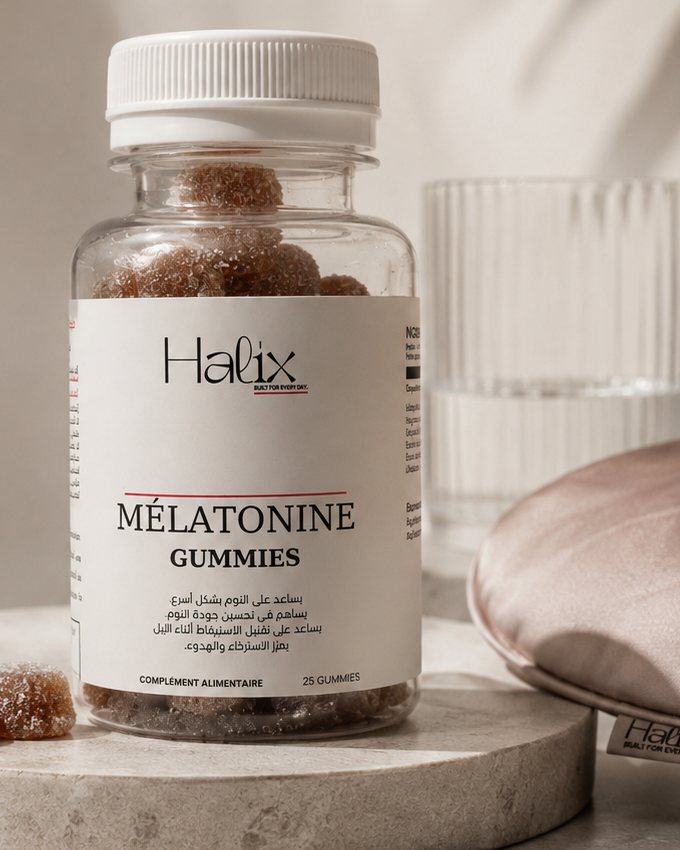 Halix Wind Down — pot de 25 gommes à la mélatonine